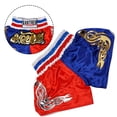 thumbnail image 5 of Boxing Shorts Breathable Elastic Waist Fitness MMA Men Women Muay Thai, 5 of 6