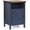 1 pcs, variant on Catrimown Set of 2 Farmhouse Nightstands with Barn Door & Storage Shelf, Rustic Side End Table, Multifunctional Bedside Cabinet for Bedroom and Living Room, Navy Blue