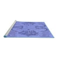 thumbnail image 2 of Ahgly Company Machine Washable Indoor Rectangle Oriental Blue Modern Area Rugs, 2' x 3', 2 of 4