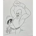 thumbnail image 3 of Al Hirschfeld "The Great White Hope '70 - James Earl Jones" CUSTOM FRAMED ART Broadway Generic, 3 of 3