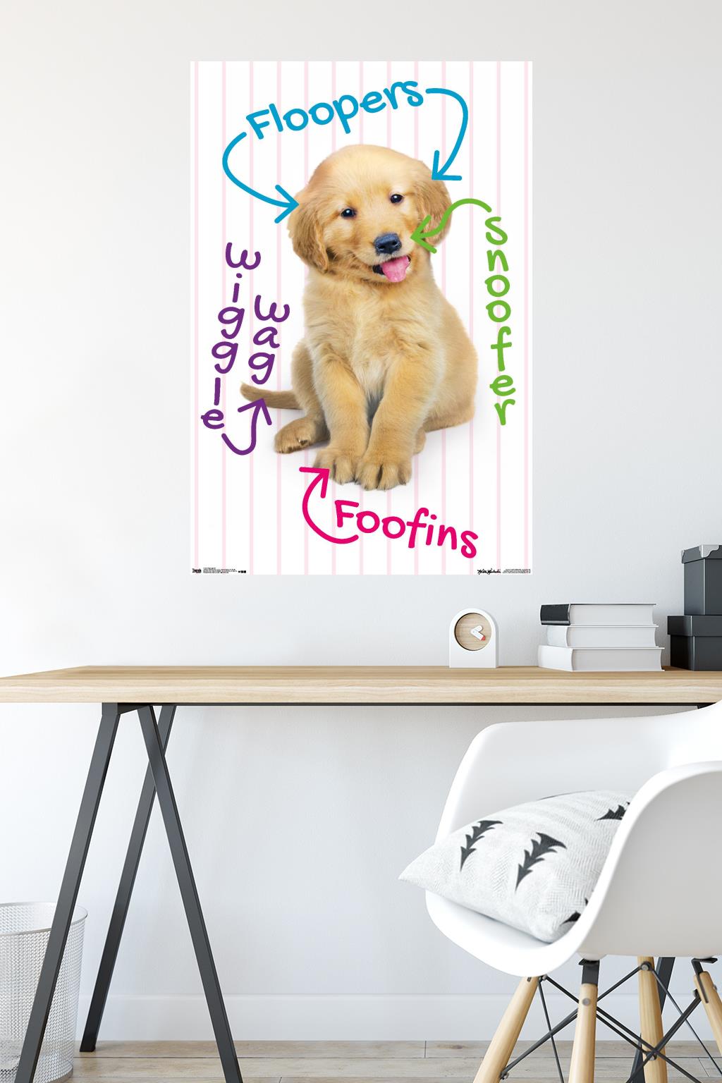 Keith Kimberlin - Puppy - Pup-A-Gram Wall Poster, 22.375" x 34"