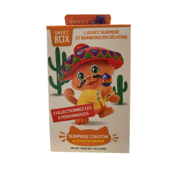 Exclusive Brands Sweetbox Surprise Chaton Autour du Monde