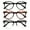 3 color-1, variant on 3 Pack Reading Glasses Stylish Spring Hinged Round Readers for Men and Women