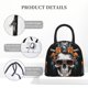 thumbnail image 4 of Easygdp Flower Horn Skull A Bolsa de Almuerzo Insulada Grande, Forro de Aluminio, Diseño Espacioso, a Prueba de Fugas, Ideal para Trabajo, Picnics, Viajes y Actividades al Aire Libre, 4 of 6