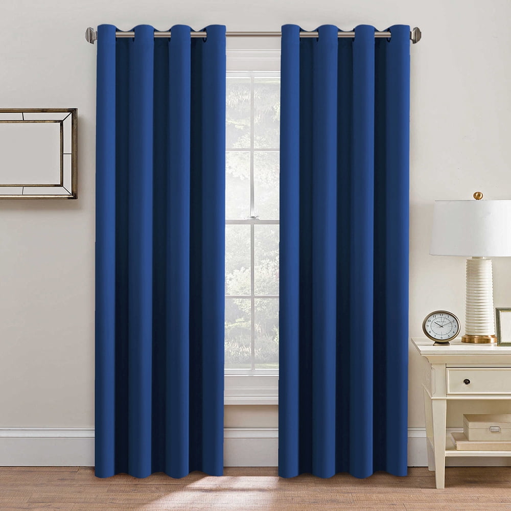 H.Versailtex Thermal Insulated Blackout Window Treatment Curtains