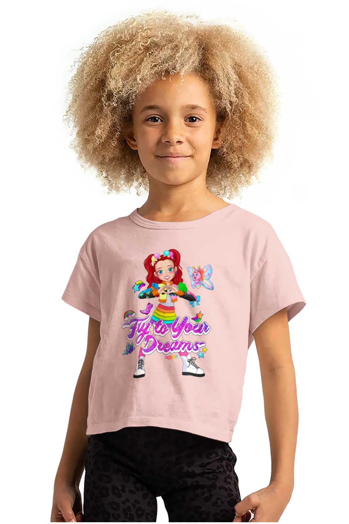 XOMG POP Leigha Fly to Your Dreams Women's Tee Brisco Brands S XOMG POP Leigha Fly to Your Dreams Women's Tee Brisco Brands S