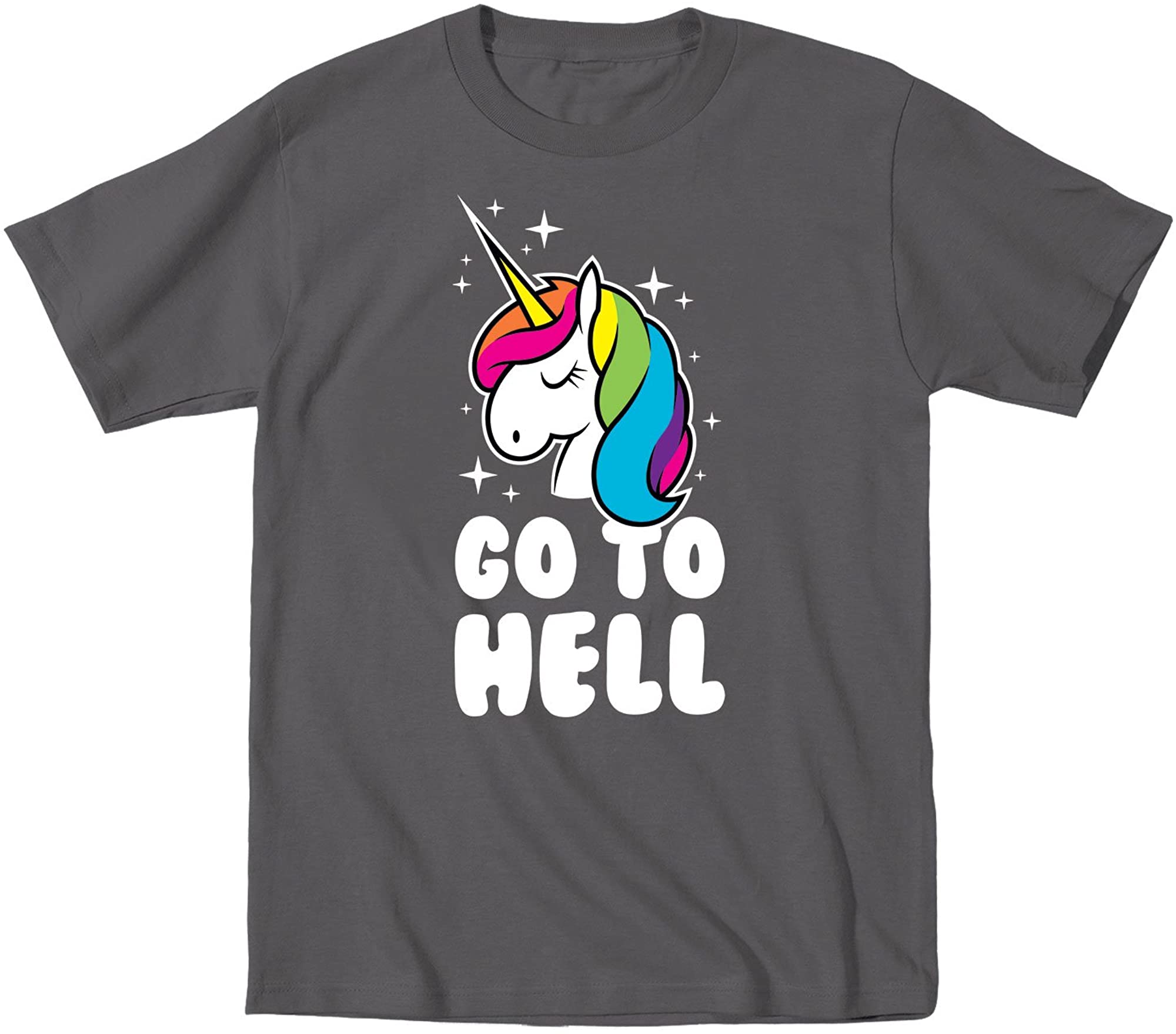 Unicorn Go to Hell Funny Rainbow Humor 