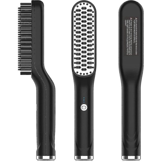 Peine alisador de barba para hombre. Plancha de pelo eléctrica con 120 - 232