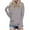 Gray, variant on Womens Long Sleeve Hoodie ShirtsCasual Lightweight Running Pullover Tops with Thumb Hole