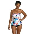 thumbnail image 3 of Illusion Blossoms Ruffle Bandeau Tankini Top *FINAL SALE*, 3 of 4