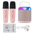 thumbnail image 1 of Portable Microphone Sound Box Set Mini Karaoke Machine Bt Speaker With 2 Microphones Home Outdoor, 1 of 5