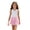 White, variant on Kids Girls 2-Piece Casual Set Bow Sleeveless Polo & Striped Skirt Comfortable Outfit for Beach, School & Daily Wear White 5-6 Years