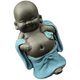 thumbnail image 5 of SUPVOX Laughing Buddha Statue Monk Figurine Baby Crafts Dolls Maitreya Feng Shui Ornaments Gift Sky-blue, 5 of 5