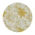 thumbnail image 2 of Nawypu Fitted Tablecloth for Round Table,Christmas Golden Snowflake Seamless White Table Cover with Elastic Edge Waterproof Table Cloth,Winter Gold Foil Circle Table Covers for Kitchen Indoor, 2 of 7