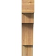 thumbnail image 2 of Ekena Millwork 6"W x 24"D x 28"H Westlake Block Rough Sawn Bracket, Western Red Cedar, 2 of 25
