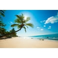thumbnail image 4 of Tropical Beach with Palm Photography A-90825 (19x27 inches, Premium 500 Piece Jigsaw Puzzle for Adults and Family, Made in USA), 4 of 4