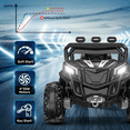 thumbnail image 2 of TOKTOO 24V Powered Ride on UTV, One Seater Kid Car w/ Remote Control, Trunk Storage Space-Black, 2 of 9