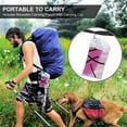 thumbnail image 5 of YFYANG Adult Microfiber Portable Travel Towel, Pink Wall Graffiti Quick Dry Towel with Hiking Buckle PVC Pouch, 16" x 31.5", 5 of 6