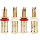 thumbnail image 1 of Suitable for Preffair Gold-Plated HIFI Fever Speaker Terminal Block Banana Head Y-Type Plug Socket A, 1 of 5