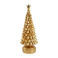 thumbnail image 2 of jicheng Christmas Tree Figurine Christmas Decoration for Walkway Fireplace Bookshelf Gold, 2 of 9
