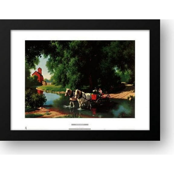 Big Moment 24x20 Framed Art Print by Detlefsen, Paul