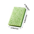 thumbnail image 2 of Kitchen Sponges – 6 Pack Cellulose Dish Washing Scrubber Sponges, Heavy-Duty Non-Scratch Cleaning for Kitchen, Bathroom, Countertops, Car Wash, 4.3x2.8x0.8 inch, 2 of 8
