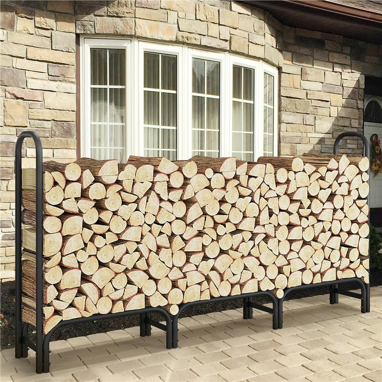 Firewood Rack Log Holder for Indoors/outdoors Oxidized Firewood