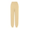 thumbnail image 5 of Makaor Sweatpants for Women Tall with Pockets Solid Baggy Fleece Lounge Joggers with Elastic Waist Khaki XL, 5 of 6