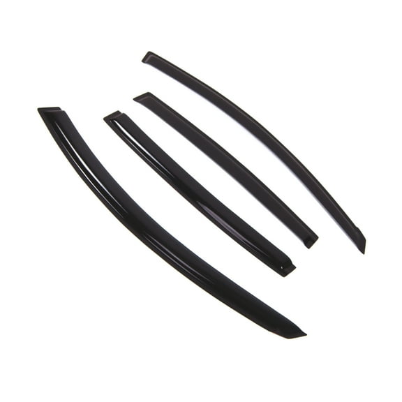 TuningPros Outside Mount Window Visor Deflector Smoke Tinted 4 Pcs Set For 2007-2012 Nissan Altima Sedan