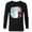 Black, variant on Frozen Elsa and Anna Sisters for Life - Long Sleeve T-Shirt for Men - Customized-Royal