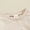 thumbnail image 5 of Bagilaanoe Toddler Baby Girl Casual Sweatshirt Long Sleeve Letter Embroidery Pullover 6M 12M 18M 24M 3T 4T Kids Loose Tee Tops, 5 of 8