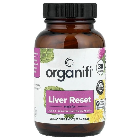 Organifi Liver Reset, 60 Capsules