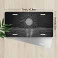 thumbnail image 2 of Black and white Sun and Sea Front License Plate, Metal License Plate, Funny Standard Plates Personalized Novelty Decorative For Men/Women/Boys/Girls Car 6×12 Inch, 2 of 6