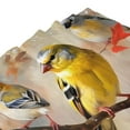 thumbnail image 5 of Sunyuer Fall Maple Leaves Bird Shower Curtain for Bathroom, Waterproof Polyester Fabric Bath Curtain 72 x 72 Inch with 12 Plastic Hooks, 5 of 8