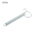 thumbnail image 3 of Unique Bargains Crochet de Porte de Cage de 4,5 Pieds, 10 Pcs Crochet de Loquet en Fil à Ressort Élastique pour Anneau de Doigt en Acier Inoxydable, Argent, 3 of 6