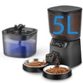 thumbnail image 1 of Set de comedero automático para gatos y dispensador de agua CORGOTE 5L, 1 of 9