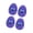 Purple, variant on 4pcs Easters Themed Flatware Sleeves Easy To Clean Fabric Cutlery Holders Great For Hosts And Holiday Enthusiasts