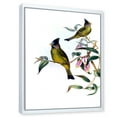 thumbnail image 3 of Designart 'Vintage Countryside Birds On Branch II' Farmhouse Framed Canvas Wall Art Print, 3 of 5
