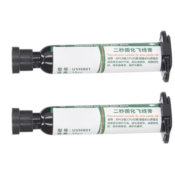 Tinta De Máscara De Soldadura De Curado UV, Máscara De Soldadura Curable UV 2 Piezas Resistente A Altas Temperaturas Para Soldar