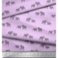 thumbnail image 2 of Soimoi Poly Georgette Fabric Bull Dog Decor Fabric Printed Yard 52 Inch Wide, 2 of 3
