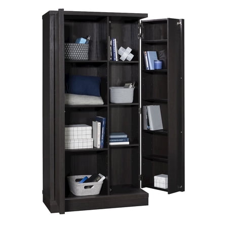 Sauder Merton Hall Storage Cabinet, Dakota Oak finish