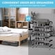 thumbnail image 5 of Organizador Besslly para guardar zapatos debajo de la cama, paquete de 2, color gris, 5 of 7