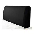 thumbnail image 1 of Funda de cabecera elástica a prueba de polvo para cama de 170-190 cm Negro-Becomerich, 1 of 5