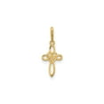 thumbnail image 3 of 14K Gold Polished Heart Celtic Cross Pendant, 3 of 4