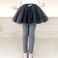 thumbnail image 5 of FYDUU Girls Leggings with Skirt Toddler Baby Girls Leggings With Tutu Skirt Pants Footless Fashion Cute Skirted Pants Comfort Stretchy Pantskirt 2-3 Years, 5 of 9
