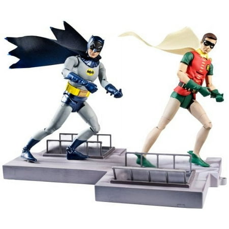 DC Comics Classic TV Series Batman and Robin Action Figure, 2-Pack
