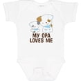 thumbnail image 3 of Inktastic My Opa Loves Me Grandson Boys Baby Bodysuit, 3 of 5