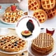 thumbnail image 2 of Waffle Maker Machine for Individuals, Paninis, Hash Browns, & Other On the Go Breakfast, Lunch, or Snacks, with Easy to Clean, Non-Stick Sides, 2 of 5