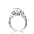 thumbnail image 3 of Perfect Antique Affordable Engagement Ring 0.50 Carat Princess Cut Diamond on Gold, 3 of 3