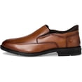 thumbnail image 4 of Nunn Bush Men's KORE EZ Icon Moccasin Toe Slip-On Easy-Off Dress Casual Shoe Loafer, Cognac, 12 m, 4 of 7